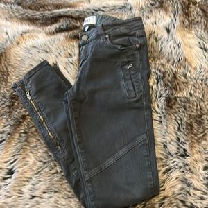 Paige utility zippered denim jean